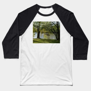 Central Park Row Boats in the Spring New York NY NYC Baseball T-Shirt